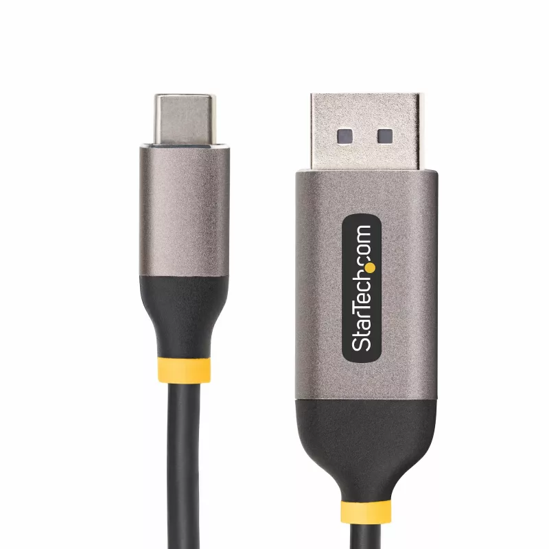 StarTech.com 10 pėdų (3 m) USB-C į DisplayPort adapterio laidas, 8K 60 Hz, 4K 144 Hz, HDR, USB Type-C į DP 1.4 vaizdo keitiklio laidas, suderinamas su USB4/Thunderbolt 3/4