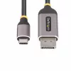 StarTech.com 10 pėdų (3 m) USB-C į DisplayPort adapterio laidas, 8K 60 Hz, 4K 144 Hz, HDR, USB Type-C į DP 1.4 vaizdo keitiklio laidas, suderinamas su USB4/Thunderbolt 3/4