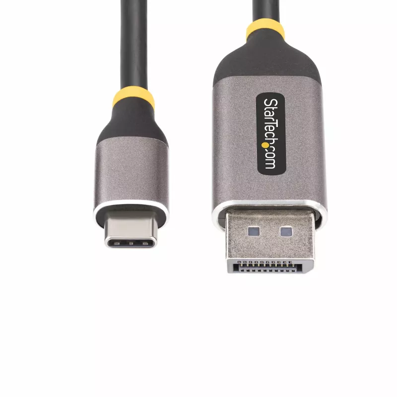 StarTech.com 10 pėdų (3 m) USB-C į DisplayPort adapterio laidas, 8K 60 Hz, 4K 144 Hz, HDR, USB Type-C į DP 1.4 vaizdo keitiklio laidas, suderinamas su USB4/Thunderbolt 3/4