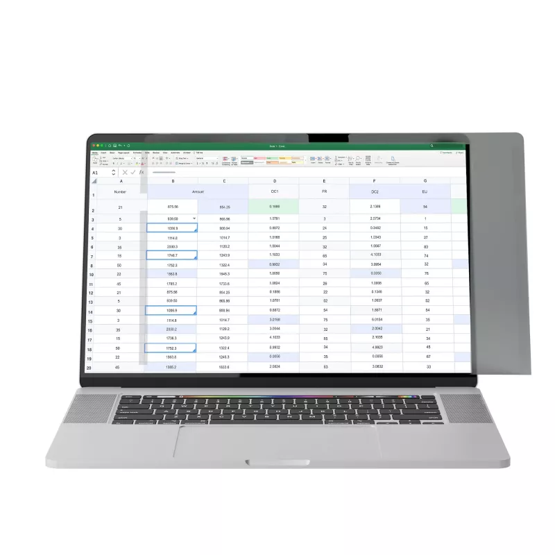 StarTech.com 14 colių MacBook Pro 21/23 nešiojamojo kompiuterio privatumo ekranas, akinimą mažinantis privatumo filtras su 51 % mėlynos šviesos mažinimu, monitoriaus ekrano apsauga su +/- 30° žiūrėjimo kampu, grįžtamos matinės/blizgios pusės