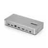 „StarTech.com“ dviejų monitorių USB4 prijungimo stotelė, dviguba 4K 120 Hz arba viena 8K 60 Hz HDMI, 100 W nešiojamojo kompiuterio įkrovimas, 2,5 GbE, USB-C kelių monitorių dokas, be tvarkyklių