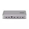 „StarTech.com“ dviejų monitorių USB4 prijungimo stotelė, dviguba 4K 120 Hz arba viena 8K 60 Hz HDMI, 100 W nešiojamojo kompiuterio įkrovimas, 2,5 GbE, USB-C kelių monitorių dokas, be tvarkyklių
