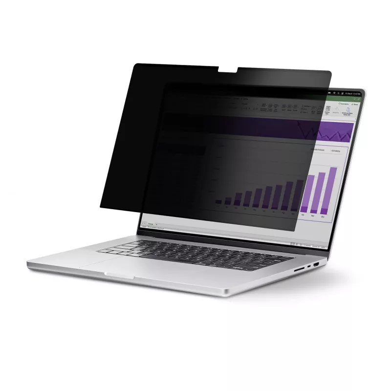 StarTech.com 15 colių MacBook Air 2023 nešiojamojo kompiuterio privatumo ekranas, nuimamas ir dvipusis apsaugos nuo akinimo privatumo filtras, magnetinė nešiojamojo kompiuterio ekrano apsauga su 51 % mėlynos šviesos mažinimu