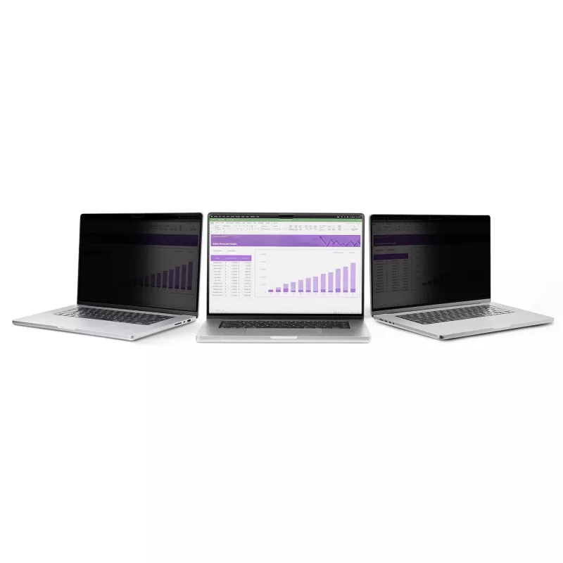 StarTech.com 16 colių MacBook Pro 21/23 nešiojamojo kompiuterio privatumo ekranas, nuimamas ir apverčiamas apsaugos nuo akinimo privatumo filtras, magnetinis nešiojamojo kompiuterio ekrano apsauga su 51 % mėlynos šviesos sumažinimu