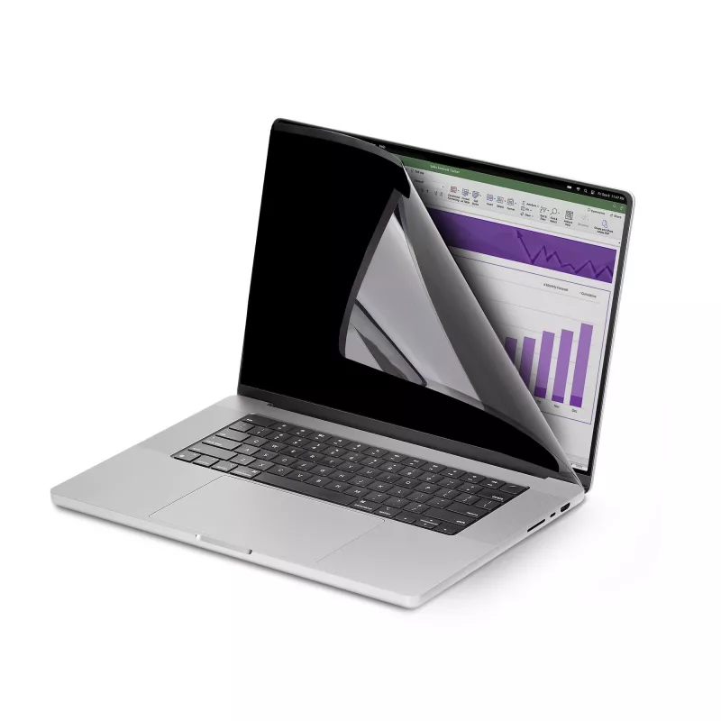StarTech.com 16 colių MacBook Pro 21/23 nešiojamojo kompiuterio privatumo ekranas, nuimamas ir apverčiamas apsaugos nuo akinimo privatumo filtras, magnetinis nešiojamojo kompiuterio ekrano apsauga su 51 % mėlynos šviesos sumažinimu