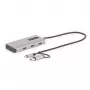 StarTech.com USB-C daugiafunkcis adapteris su prijungtu USB-C į USB-A keitikliu, du HDMI (4K30Hz/1080p60Hz), 3x USB-A 5Gbps, mini kelionių dokas, nešiojamojo kompiuterio prijungimo stotelė, 1,3 pėdos / 40 cm laidas