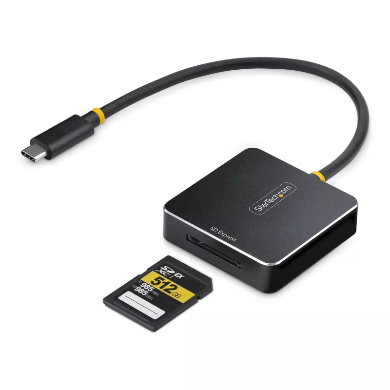 StarTech.com 1B-USB-C-SDE-ADAPTER kortelių skaitytuvas USB 3.2 Gen 2 (3.1 Gen 2) Type-C juodas