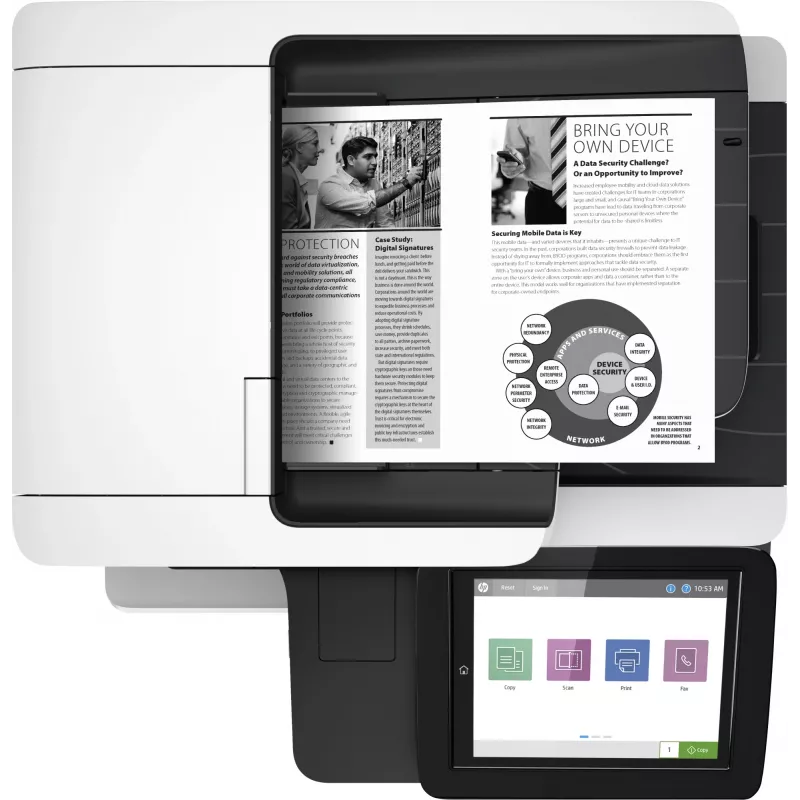 HP LaserJet Enterprise MFP M528dn, lazerinis, vienspalvis spausdinimas, 1200 x 1200 DPI, A4, tiesioginis spausdinimas, juoda, balta
