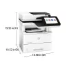HP LaserJet Enterprise MFP M528dn, lazerinis, vienspalvis spausdinimas, 1200 x 1200 DPI, A4, tiesioginis spausdinimas, juoda, balta
