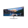 DELL UltraSharp U4924DW kompiuterio monitorius 124,5 cm (49 colių) 5120 x 1440 pikselių 5K Ultra HD LCD juodas, sidabrinis