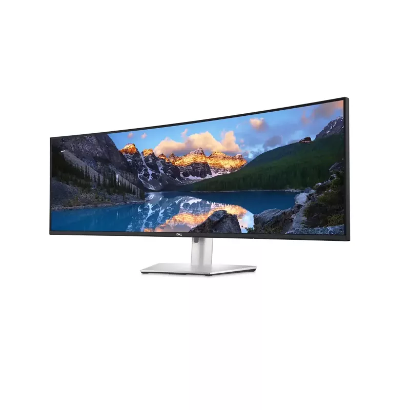 DELL UltraSharp U4924DW kompiuterio monitorius 124,5 cm (49 colių) 5120 x 1440 pikselių 5K Ultra HD LCD juodas, sidabrinis