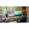 DELL UltraSharp U4924DW kompiuterio monitorius 124,5 cm (49 colių) 5120 x 1440 pikselių 5K Ultra HD LCD juodas, sidabrinis