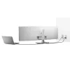 DELL UltraSharp U4924DW kompiuterio monitorius 124,5 cm (49 colių) 5120 x 1440 pikselių 5K Ultra HD LCD juodas, sidabrinis
