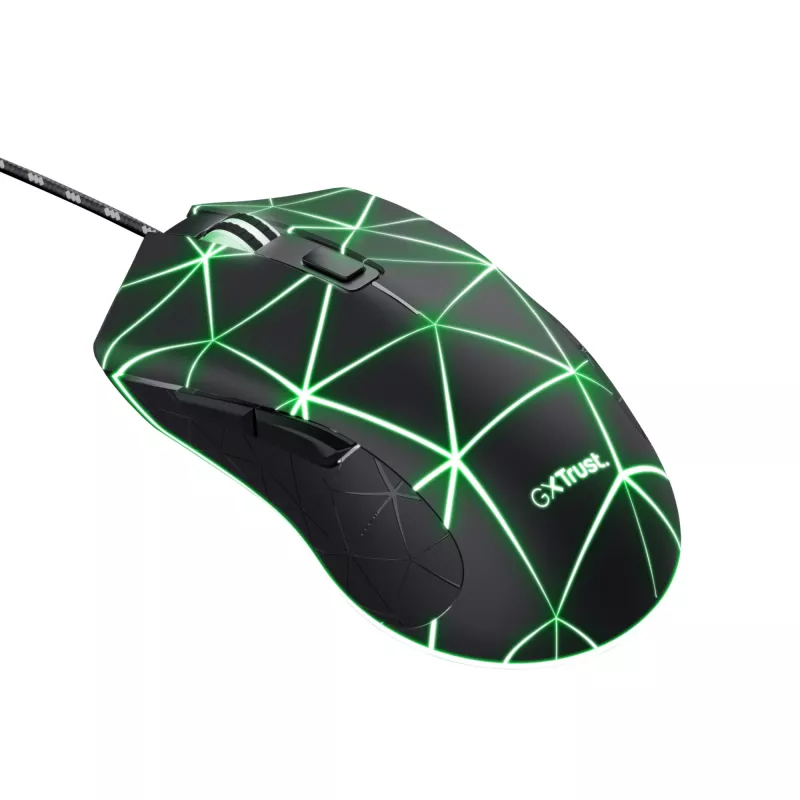 „Trust GXT 133 Locx“ pelė Žaidimų Dešiniarankiams USB Type-A Optinė 4000 DPI
