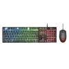 Trust GXT 838 Azor klaviatūra su pele Žaidimų USB Juoda