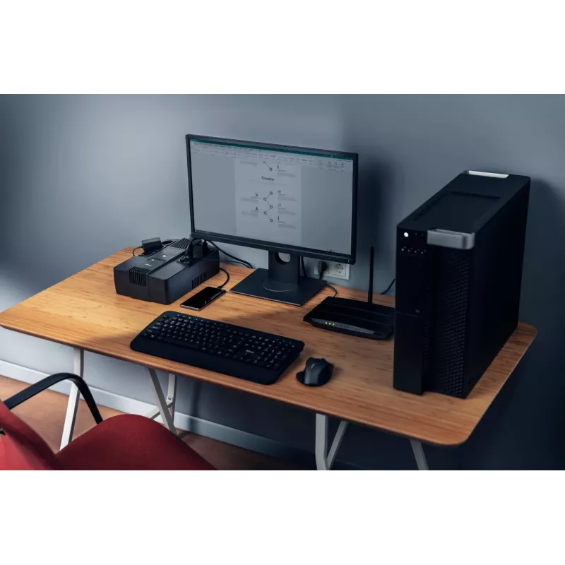 Trust Maxxon nepertraukiamo maitinimo šaltinis (UPS) 0,8 kVA 6 kintamosios srovės lizdai (-ų)