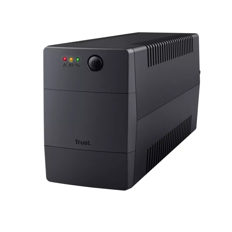 Trust Paxxon nepertraukiamo maitinimo šaltinis (UPS) 0,8 kVA 480 W 2 kintamosios srovės lizdai (-ų)