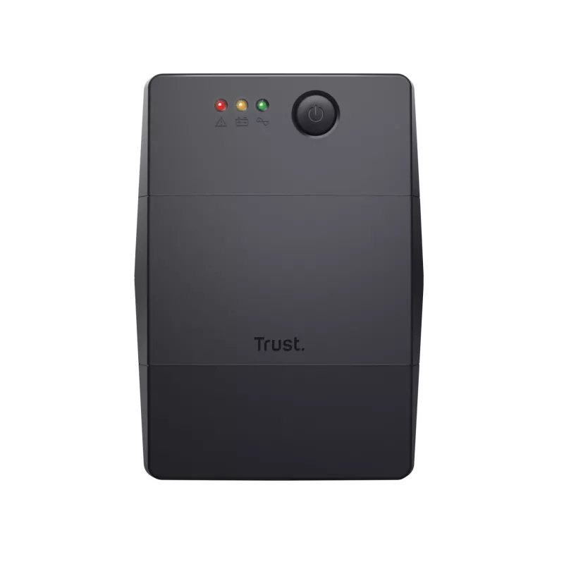 Trust Paxxon nepertraukiamo maitinimo šaltinis (UPS) 0,8 kVA 480 W 2 kintamosios srovės lizdai (-ų)