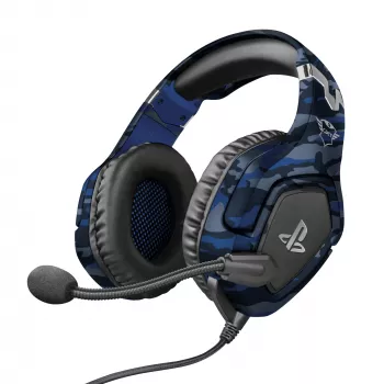 Trust GXT 488 Forze PS4 ausinės laidinės ant galvos juostos žaidimams juodos, mėlynos
