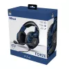 Trust GXT 488 Forze PS4 ausinės laidinės ant galvos juostos žaidimams juodos, mėlynos