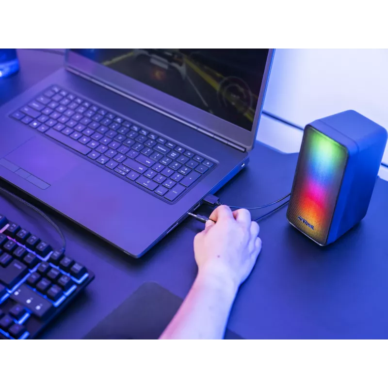 Trust GXT 611 Wezz garsiakalbių rinkinys 6 W PC/nešiojamasis kompiuteris juoda 2.0 kanalai 3 W