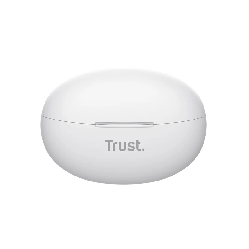 Trust Yavi ausinės True Wireless Stereo (TWS) į ausis įdedamos skambučiams/muzikai USB Type-C Bluetooth balta