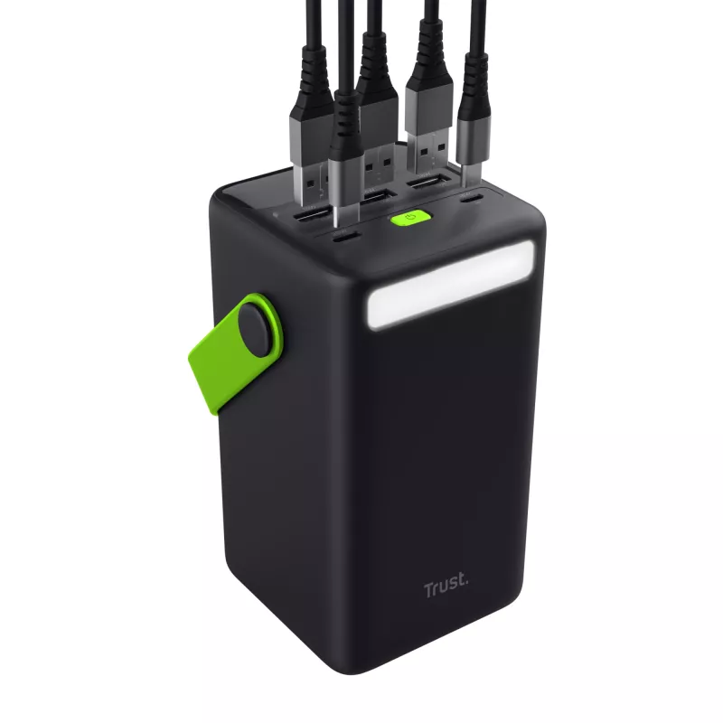 Trust Redoh XXL 50000 mAh Juoda, Žalia
