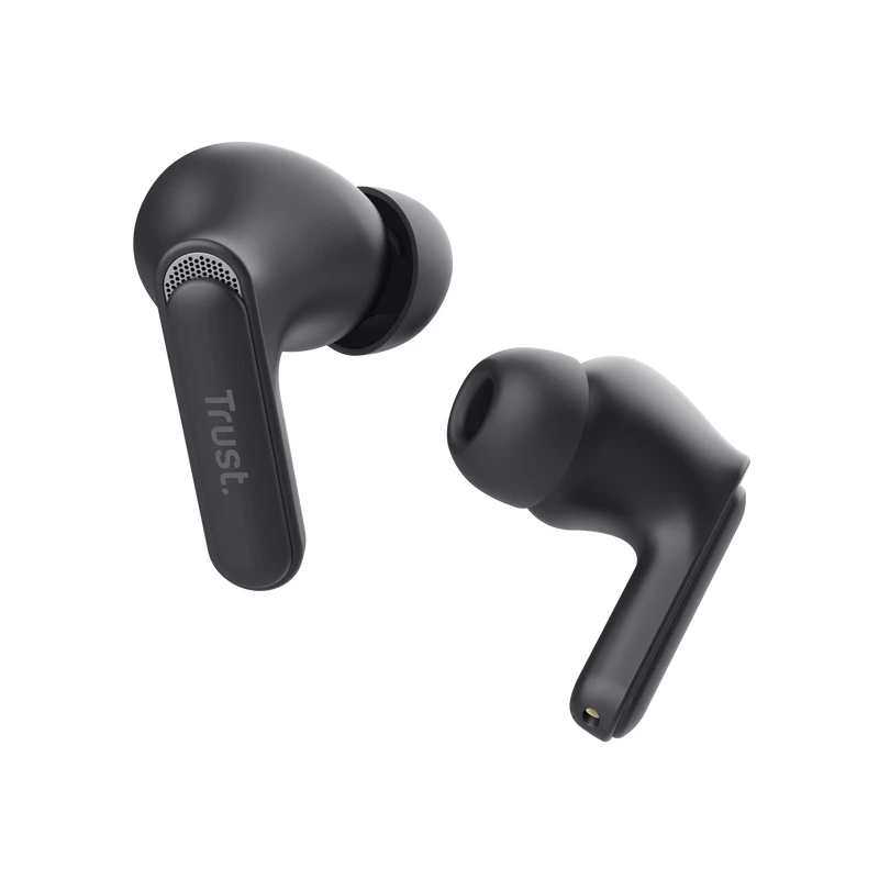 Trust Yavi ausinės True Wireless Stereo (TWS) į ausis įdedamos skambučiams / muzikai USB Type-C Bluetooth juodos