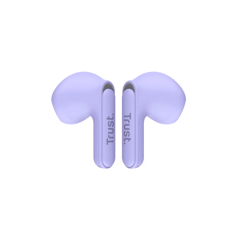 Trust Yavi ausinės True Wireless Stereo (TWS) į ausis įdedamos skambučiams / muzikai USB Type-C Bluetooth violetinės