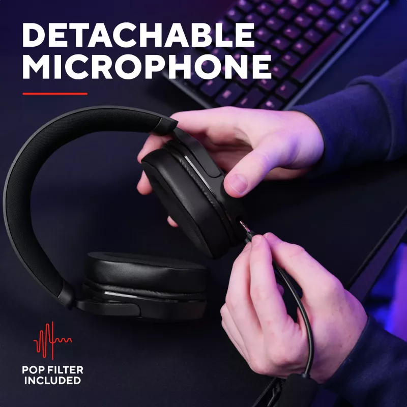 Trust GXT492 Carus Ausinės Laidinės Ant galvos Žaidimų Juoda