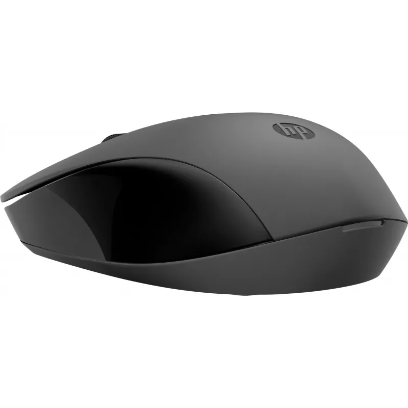 HP 150 belaidė pelė, abiem rankoms tinkama, optinė, RF belaidė, 1600 DPI, juoda