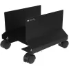 Techly CPU plieninis laikiklis su ratukais, juodas ICA-CS 34, juodas, PC, daugiafunkcis vežimėlis, 25 kg, 195 mm, 240 mm