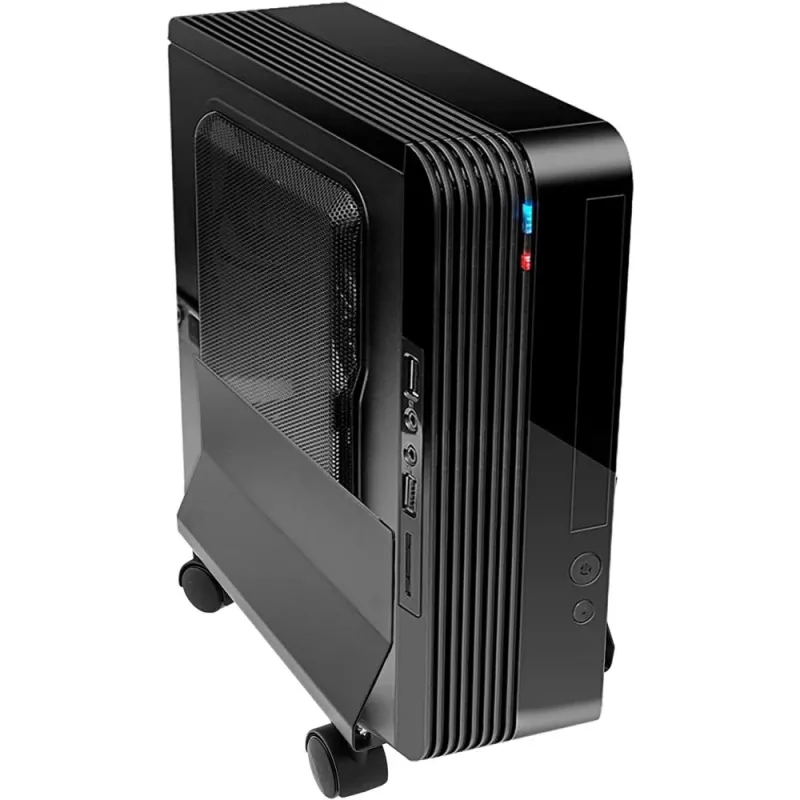 Techly CPU plieninis laikiklis su ratukais, juodas ICA-CS 34, juodas, PC, daugiafunkcis vežimėlis, 25 kg, 195 mm, 240 mm