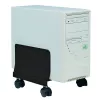 Techly CPU plieninis laikiklis su ratukais, juodas ICA-CS 34, juodas, PC, daugiafunkcis vežimėlis, 25 kg, 195 mm, 240 mm