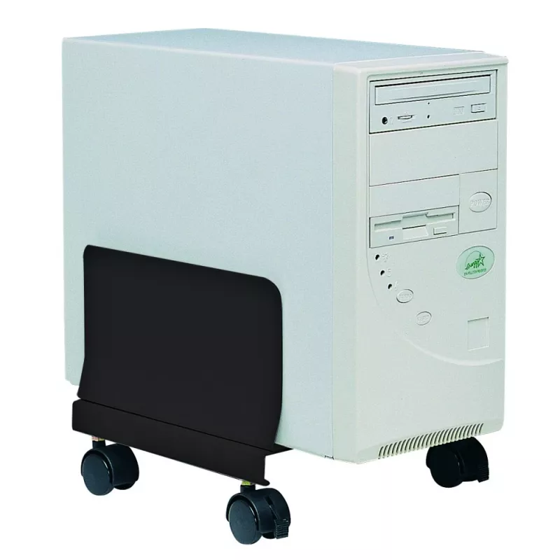 Techly CPU plieninis laikiklis su ratukais, juodas ICA-CS 34, juodas, PC, daugiafunkcis vežimėlis, 25 kg, 195 mm, 240 mm