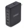 StarTech.com 140W USB-C sieninis įkroviklis, 3x USB-C/1x USB-A, PD 3.1 tarptautinis GaN maitinimo adapteris, skirtas MacBook / Dell XPS / Inspiron