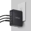 StarTech.com 140W USB-C sieninis įkroviklis, 3x USB-C/1x USB-A, PD 3.1 tarptautinis GaN maitinimo adapteris, skirtas MacBook / Dell XPS / Inspiron