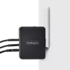 StarTech.com 140W USB-C sieninis įkroviklis, 3x USB-C/1x USB-A, PD 3.1 tarptautinis GaN maitinimo adapteris, skirtas MacBook / Dell XPS / Inspiron