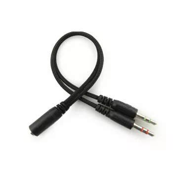 Sandberg MiniJack laisvų rankų įranga, laidinė, skambučiai/muzika, 20 - 20000 Hz, 71 g, ausinės, juoda
