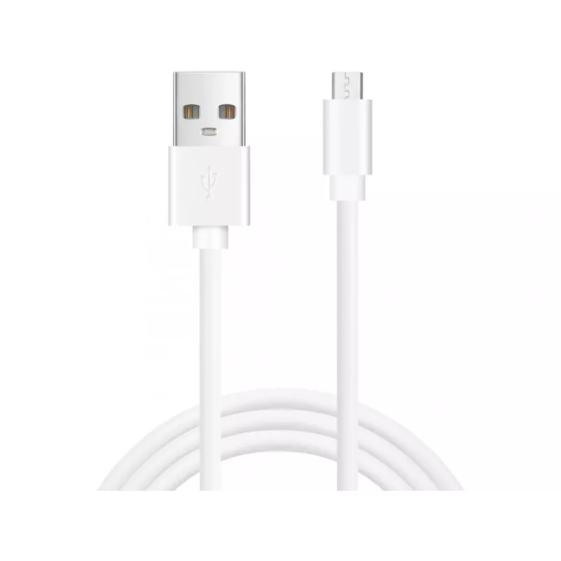 Sandberg MicroUSB sinchronizavimo ir įkrovimo laidas 1 m SAVER, 1 m, Micro-USB A, USB A, Balta