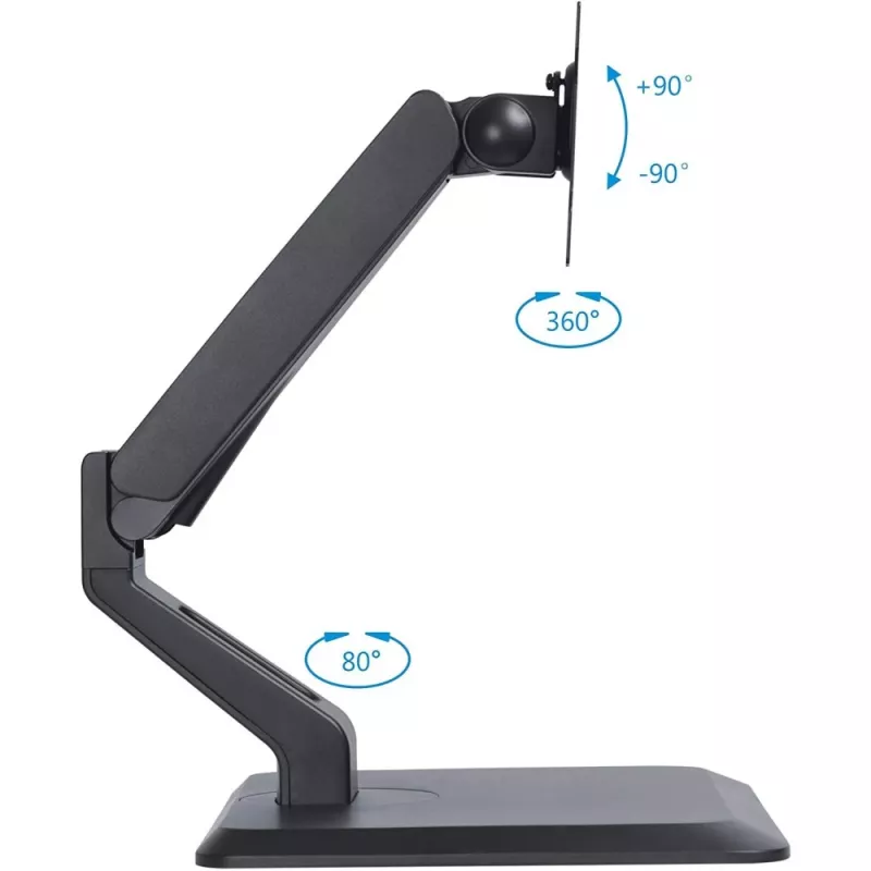 Techly ICA-LCD 35TS monitoriaus laikiklis / stovas 81,3 cm (32 colių) Stalinis Juodas