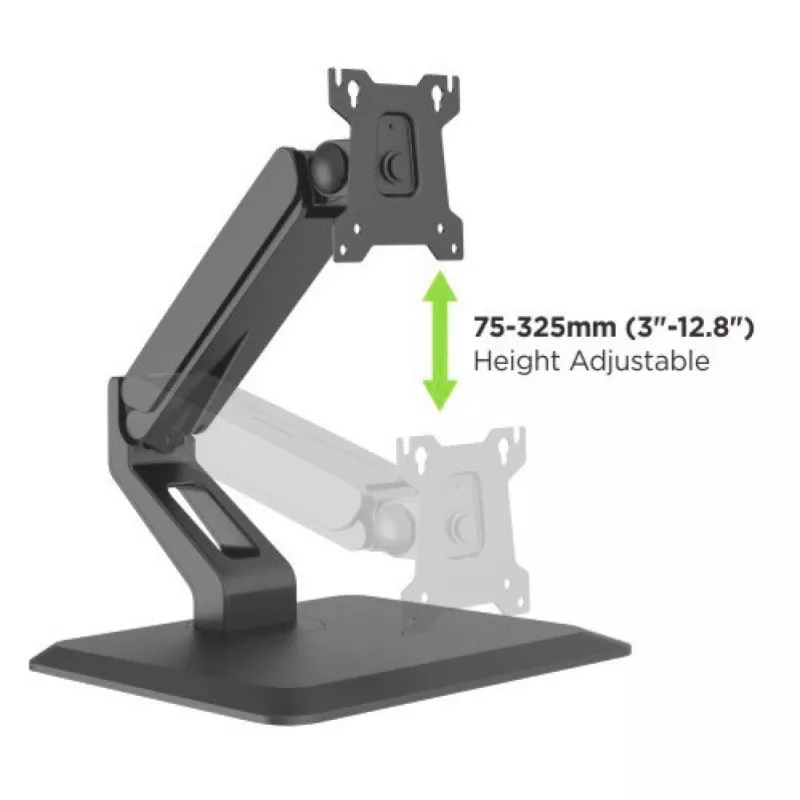 Techly ICA-LCD 35TS monitoriaus laikiklis / stovas 81,3 cm (32 colių) Stalinis Juodas