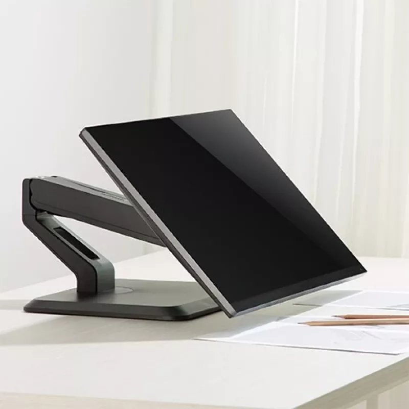 Techly ICA-LCD 35TS monitoriaus laikiklis / stovas 81,3 cm (32 colių) Stalinis Juodas