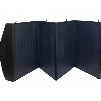 „Sandberg“ saulės įkroviklis 200 W QC3.0+PD+DC, 200 W, monokristalinis silicis, juodas, USB Type-A, USB Type-C, 22 %, 540 mm