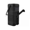 Sandberg Survivor Lantern All-in1 10000, maitinamas baterijomis stovyklavimo žibintuvėlis, juoda, IPX5, LED, USB C, baterija