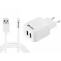 Sandberg AC Charger EU Lightning 2.4A, vidaus, AC, 5 V, baltas