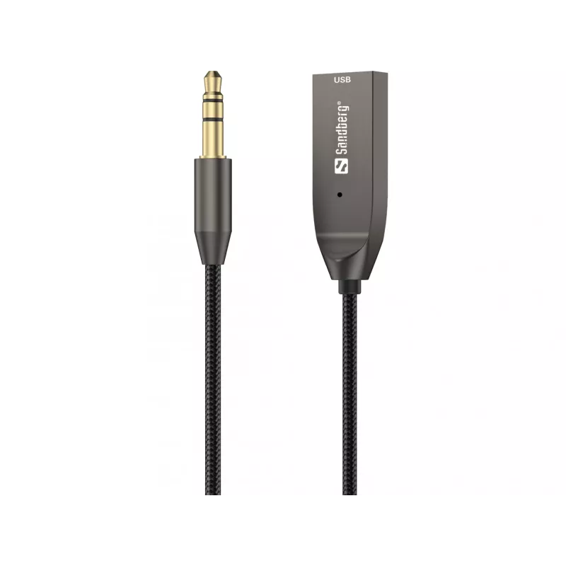 Sandberg Wireless Audio Link USB, USB, A2DP, AVRCP, HFP, 10 m, juoda, dokas, 5 V