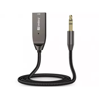 Sandberg Wireless Audio Link USB, USB, A2DP, AVRCP, HFP, 10 m, juoda, dokas, 5 V
