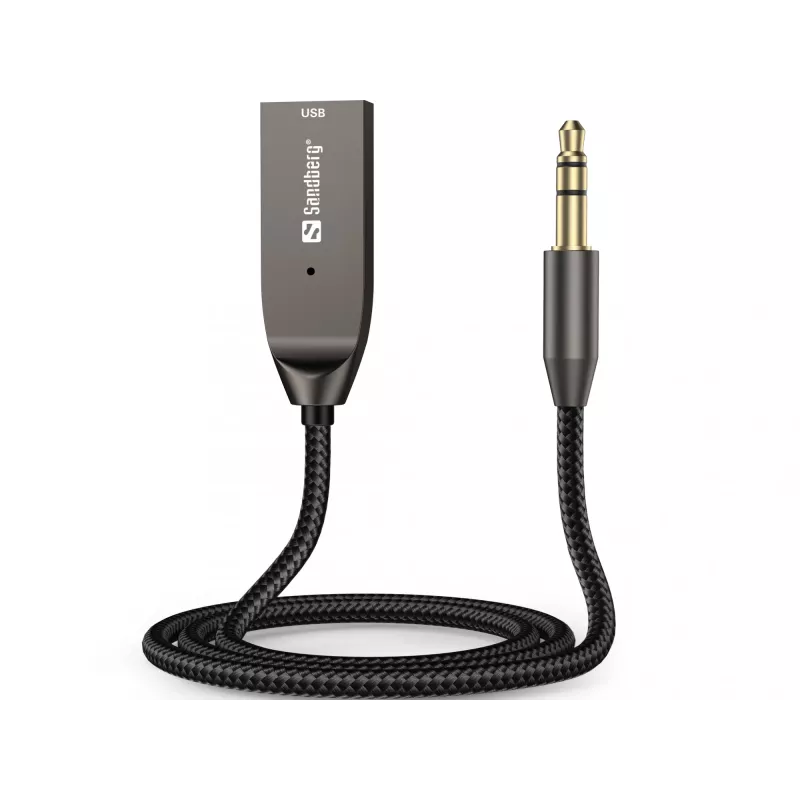 Sandberg Wireless Audio Link USB, USB, A2DP, AVRCP, HFP, 10 m, juoda, dokas, 5 V