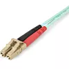 StarTech.com 2 m (6 pėd.) LC/UPC į LC/UPC OM4 daugiamodis šviesolaidinis kabelis, 50/125 µm LOMMF/VCSEL užtrauktuko pluošto, 100G, mažas įterpimo nuostolis - LSZH šviesolaidinis trumpiklis